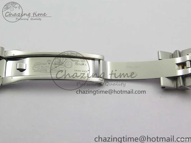 RG SS President Stick Markers NH05A Best GSF 178274 SEIKO 31mm Datejust Edition on Bracelet Dial SS RG Silver 1123